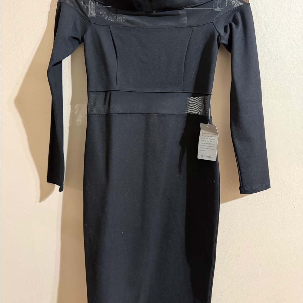 Elegant Black Off-Shoulder Dress
